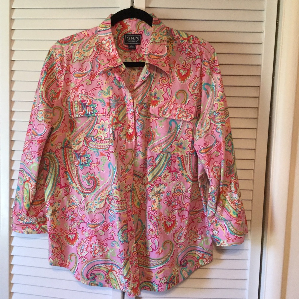 Paisley shirt by Chaps Classics